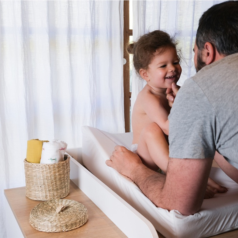 Plan à langer incliné Sofalange BEABA Blanc