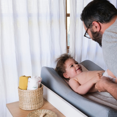 Housse matelas à langer Sofalange BEABA Light mist