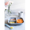 Set repas silicone compartimenté BEABA Grey