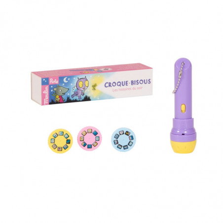 Lampe à histoires Croque-bisous MOULIN ROTY École des loisirs