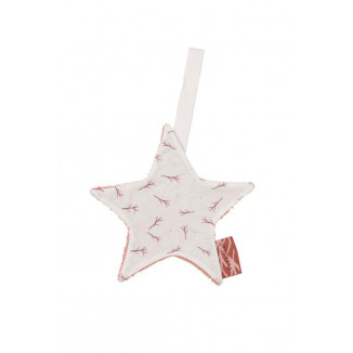 Doudou attache-tétine PERICLES Blush allover