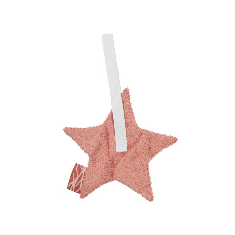 Doudou attache-tétine PERICLES Blush allover
