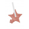 Doudou attache-tétine PERICLES Blush square