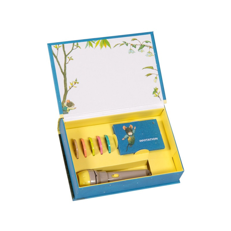 Livre lampe à histoires Souris MOULIN ROTY École des loisirs