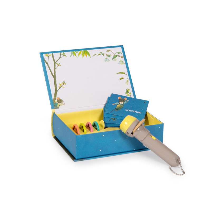 Livre lampe à histoires Souris MOULIN ROTY École des loisirs