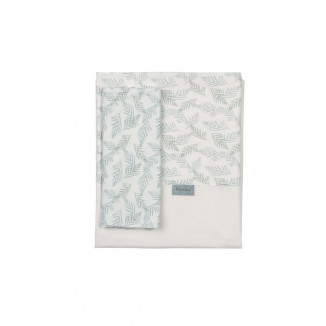 Parure de lit + taie PERICLES Moss allover