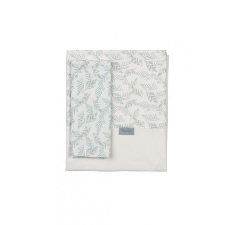 Parure de lit + taie PERICLES Moss allover