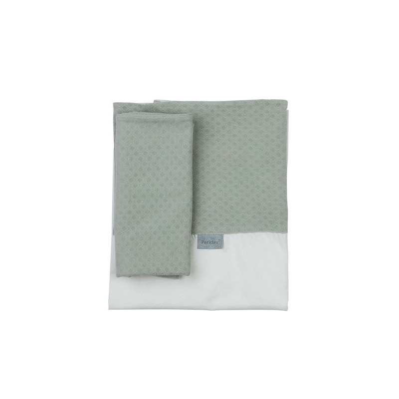 Parure de lit + taie PERICLES Moss square