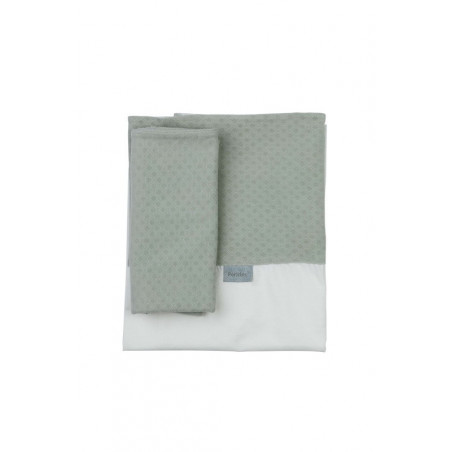 Parure de lit + taie PERICLES Moss square
