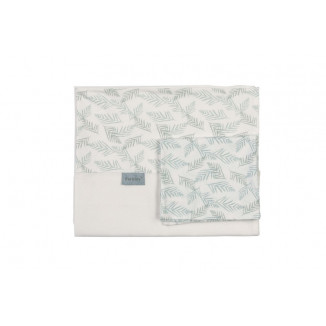 Parure de berceau + taie PERICLES Moss allover