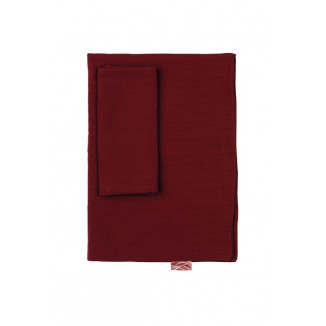 Housse de couette lit PERICLES Blush checker