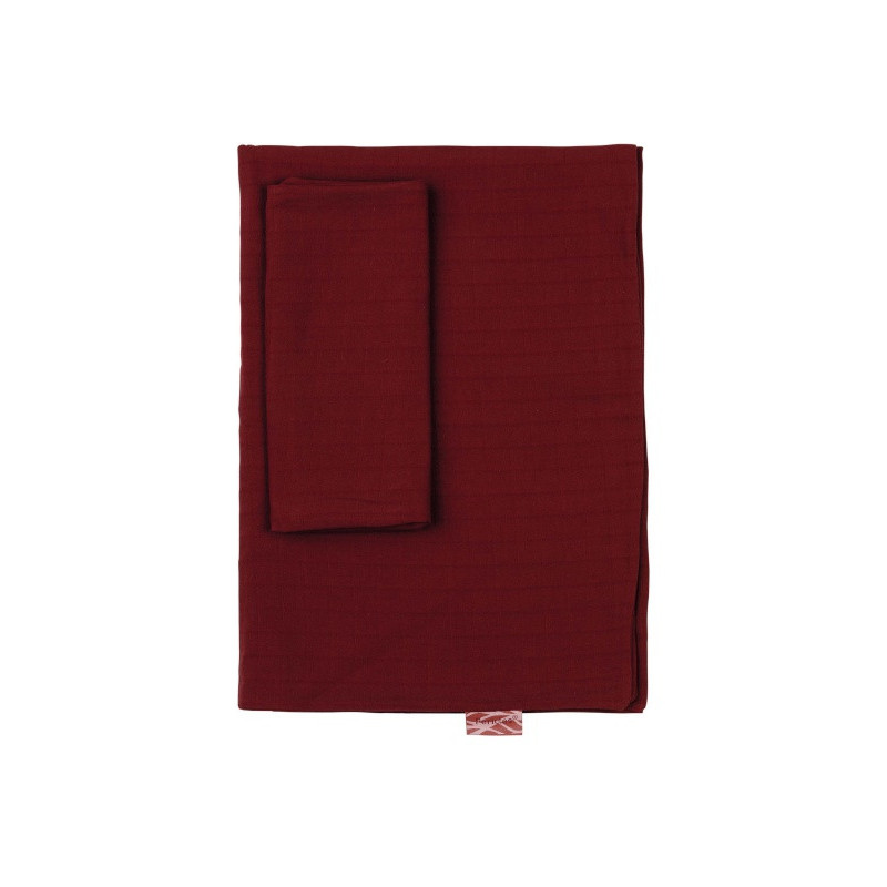 Housse de couette lit PERICLES Blush checker