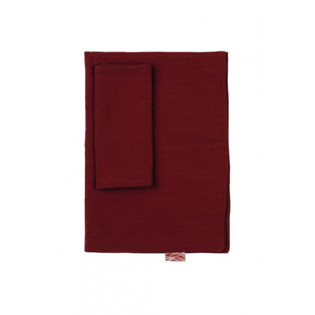 Housse de couette lit PERICLES Blush checker