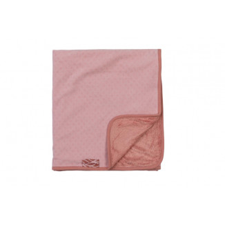 Couverture de berceau 75x100cm PERICLES Blush square