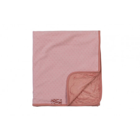 Couverture de berceau 75x100cm PERICLES Blush square