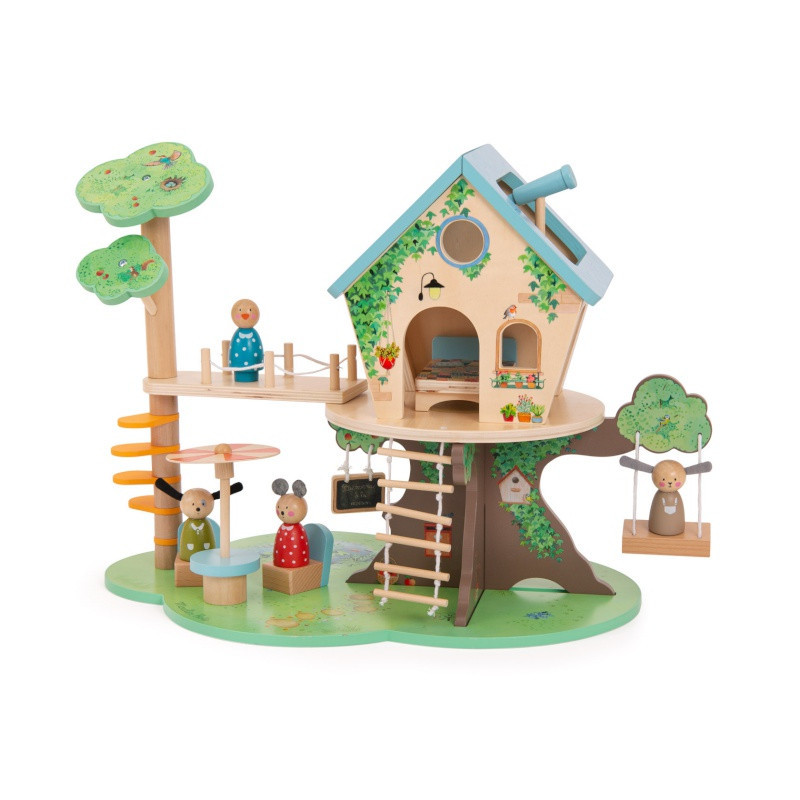 Cabane dans les arbres MOULIN ROTY La grande famille