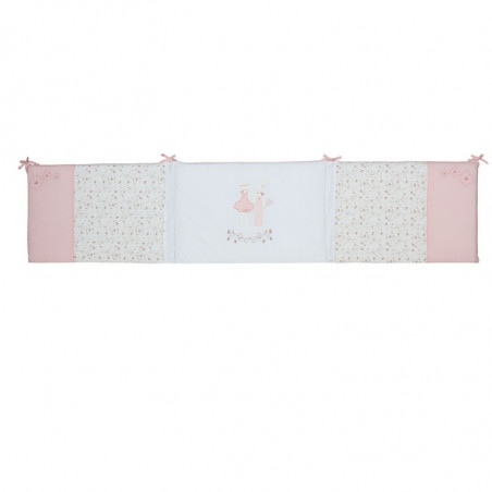 Tour de lit 40x180cm TROIS KILOS SEPT Rose et Lili