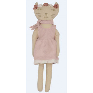 Poupée chat TROIS KILOS SEPT Rose et Lili