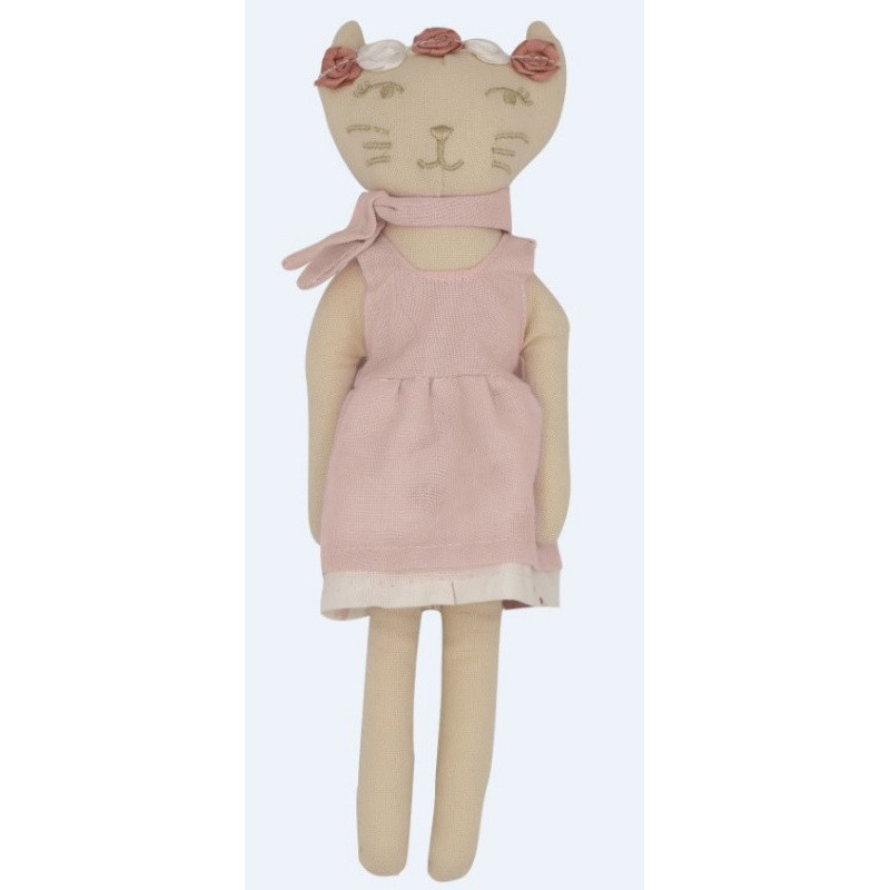 Poupée chat TROIS KILOS SEPT Rose et Lili