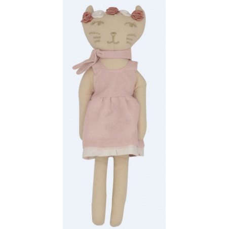 Poupée chat TROIS KILOS SEPT Rose et Lili