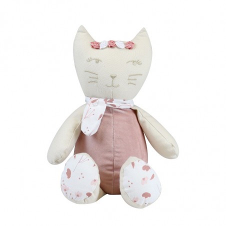 Peluche musicale 26cm Rose TROIS KILOS SEPT Rose et Lili