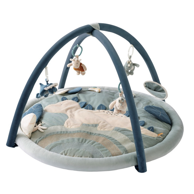 Tapis d’éveil avec arche de jeu Dino Ops NOUKIES Tiga, Stegi & Ops