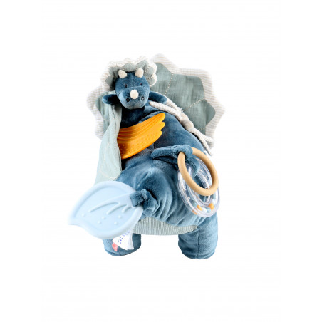 Peluche d’activités Dino Ops NOUKIES Tiga, Stegi & Ops