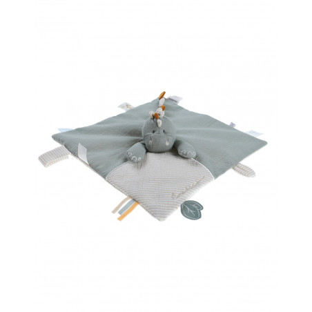 Doudou coton bio Dino Stegi NOUKIES Tiga, Stegi & Ops