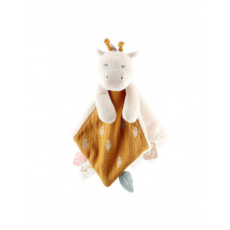 Doudou Veloudoux® Girafe Tiga NOUKIES Tiga, Stegi & Ops