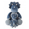 Peluche Small Dino Ops Bleu NOUKIES Tiga, Stegi & Ops