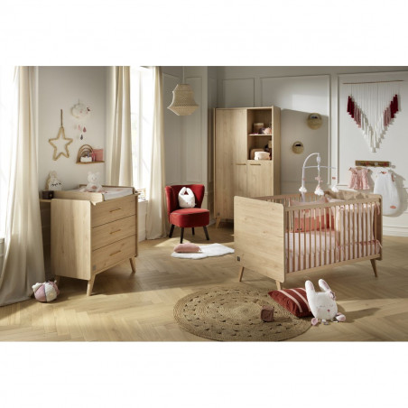 Chambre Trio avec lit 70x140 et armoire SAUTHON Arty
