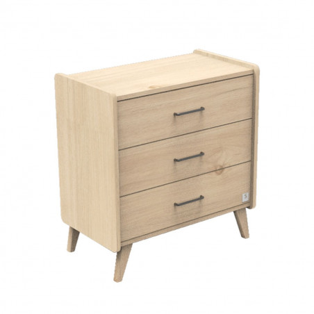 Chambre Trio avec lit 60x120 et armoire SAUTHON Arty