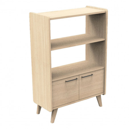 Chambre Trio avec lit 60x120 et bibliothèque SAUTHON Arty