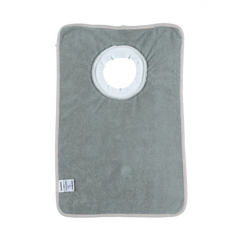 Bavoir Funny en éponge Dino vert NOUKIES Tiga, Stegi & Ops