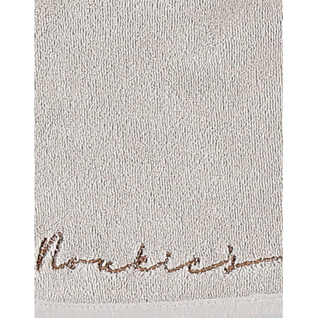 Bavoir Funny en éponge Girafe beige NOUKIES Tiga, Stegi & Ops