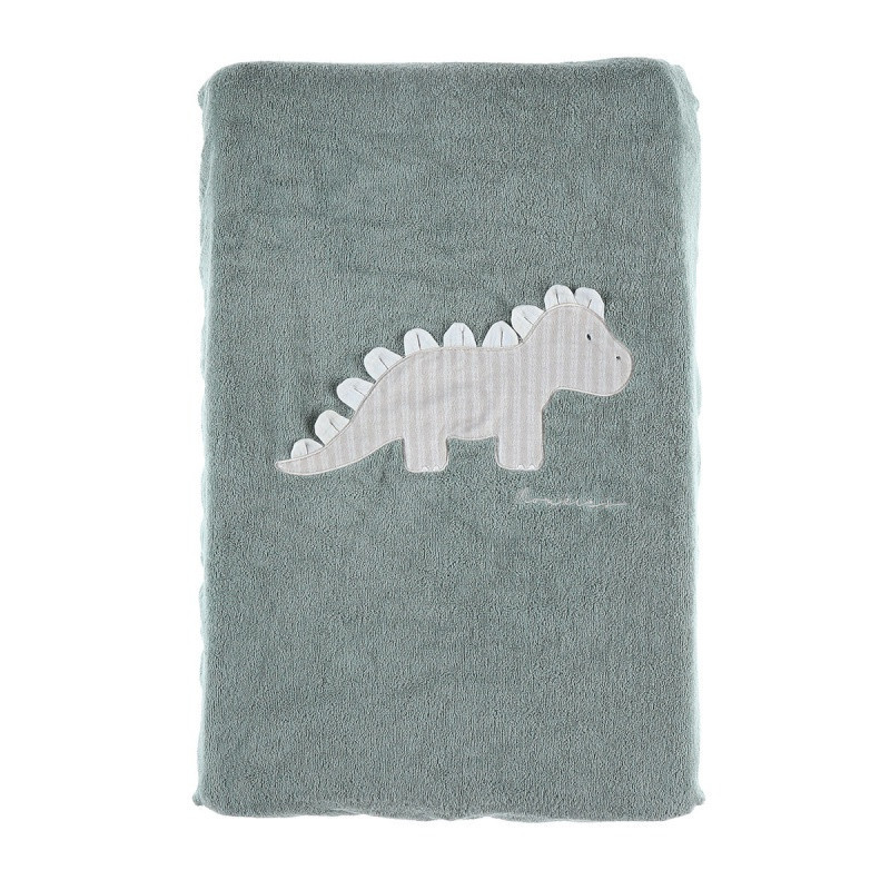 Matelas à langer avec housse Dino vert NOUKIES Tiga, Stegi & Ops