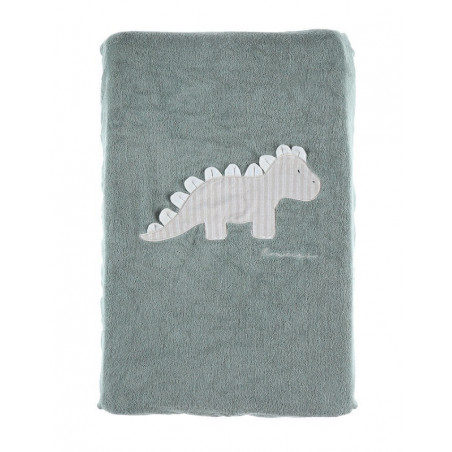 Matelas à langer avec housse Dino vert NOUKIES Tiga, Stegi & Ops