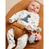Pyjama velours bio Ops 3m NOUKIES Tiga, Stegi & Ops