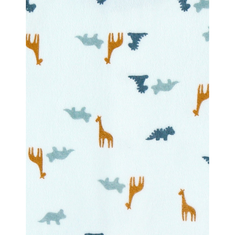 Pyjama velours bio Dinosaures 1m NOUKIES Tiga, Stegi & Ops