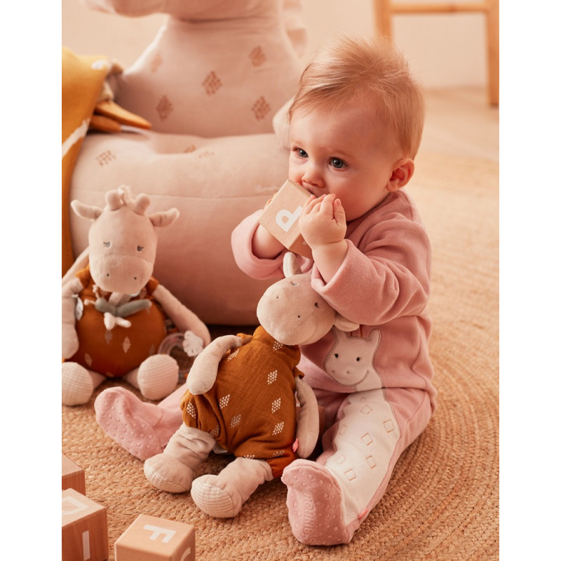 Pyjama velours bio Tiga 0m NOUKIES Tiga, Stegi & Ops