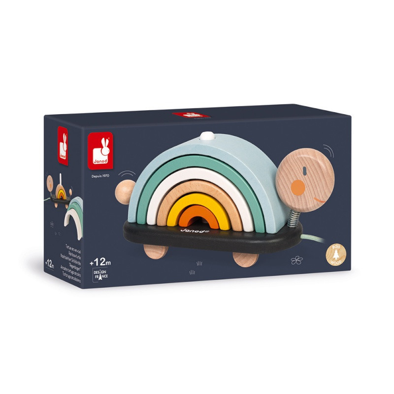 Tortue arc en ciel Sweet Cocon JANOD