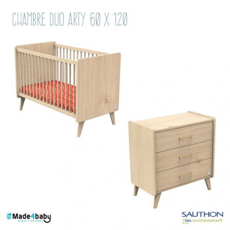 Chambre Duo avec lit 60x120 SAUTHON Arty