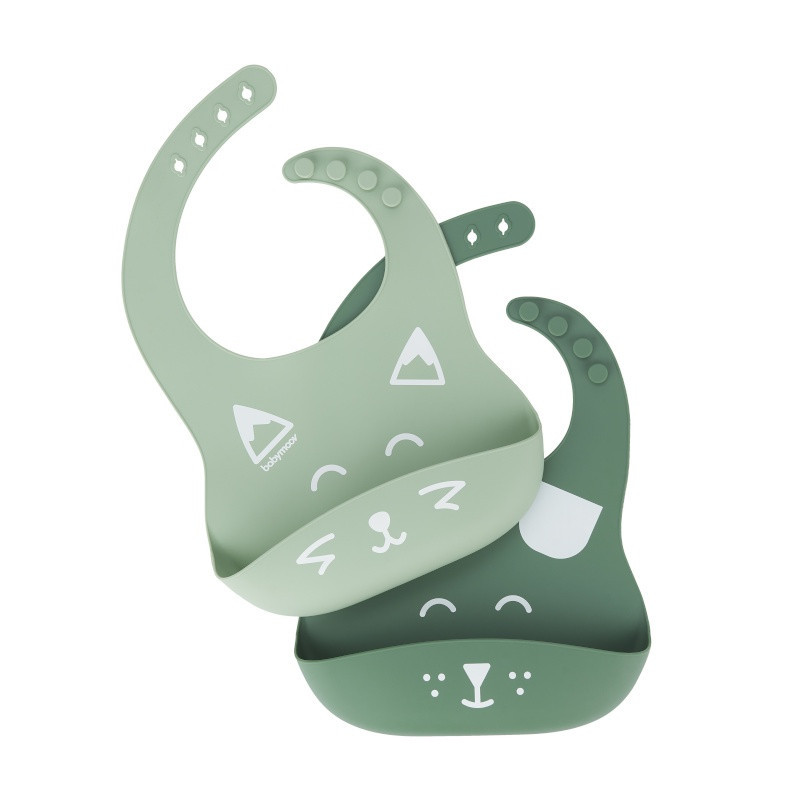 Lot de 2 bavoirs Bib'isy BABYMOOV