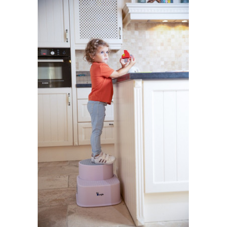 Marche pied double BO JUNGLE Rose