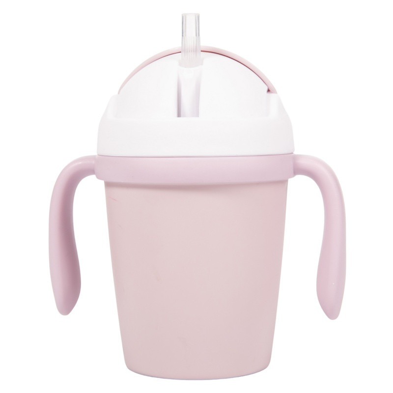 Tasse d'apprentissage biodégradable BO JUNGLE Rose