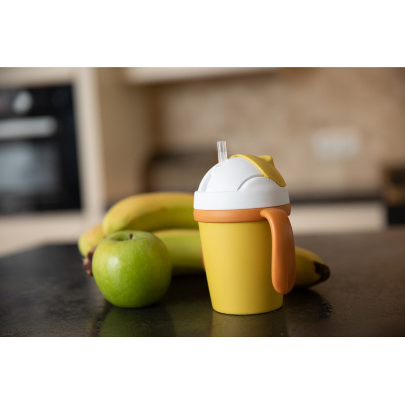 Tasse d'apprentissage biodégradable BO JUNGLE Ocre