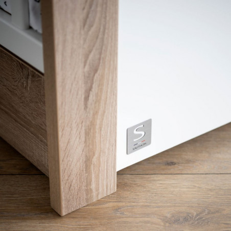 Lit 60x120 Antonin SAUTHON Bois/blanc