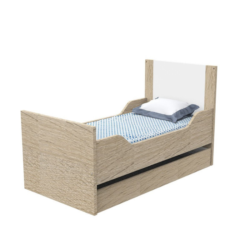 Little big bed 70x140 Antonin SAUTHON Bois/blanc