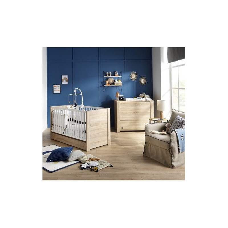 Chambre duo avec lit 70x140 SAUTHON Antonin Bois