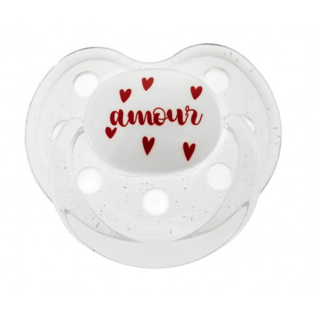 Sucette 0-6 mois LE BIBERON FRANCAIS Amour